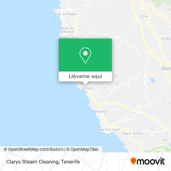 Mapa Clarys Steam Cleaning