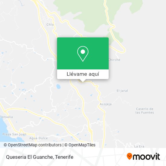 Mapa Queseria El Guanche