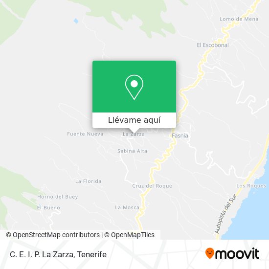 Mapa C. E. I. P. La Zarza