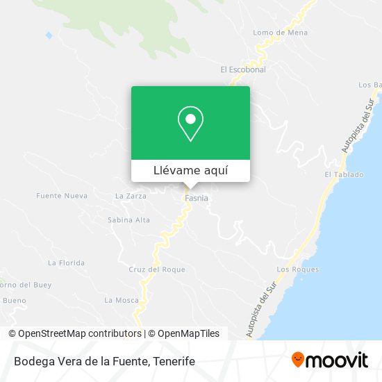 Mapa Bodega Vera de la Fuente