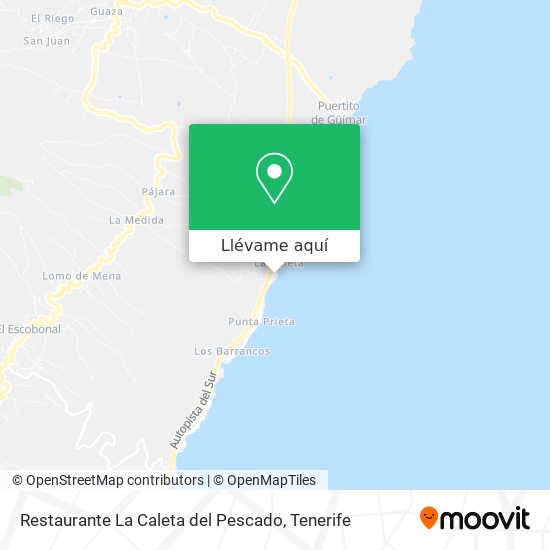 Mapa Restaurante La Caleta del Pescado