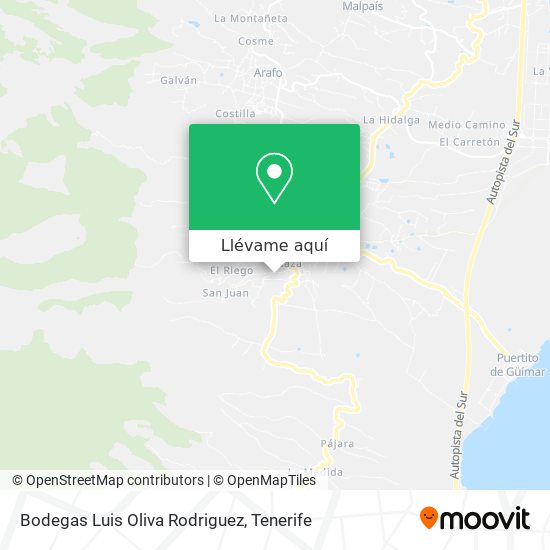 Mapa Bodegas Luis Oliva Rodriguez