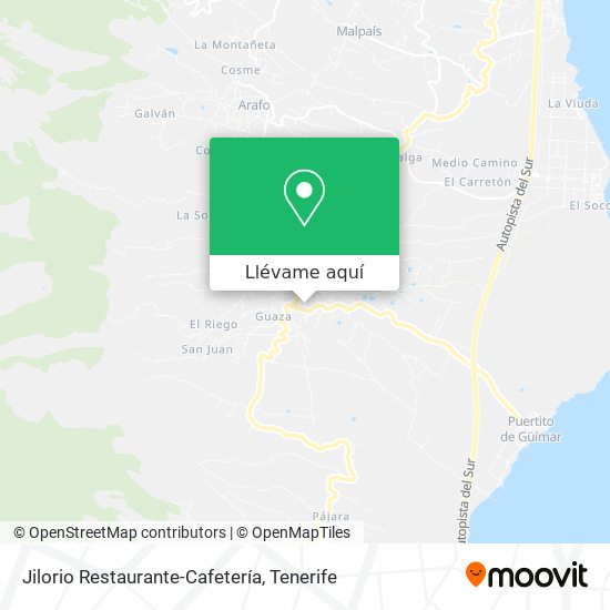 Mapa Jilorio Restaurante-Cafetería