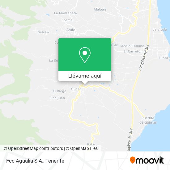 Mapa Fcc Agualia S.A.