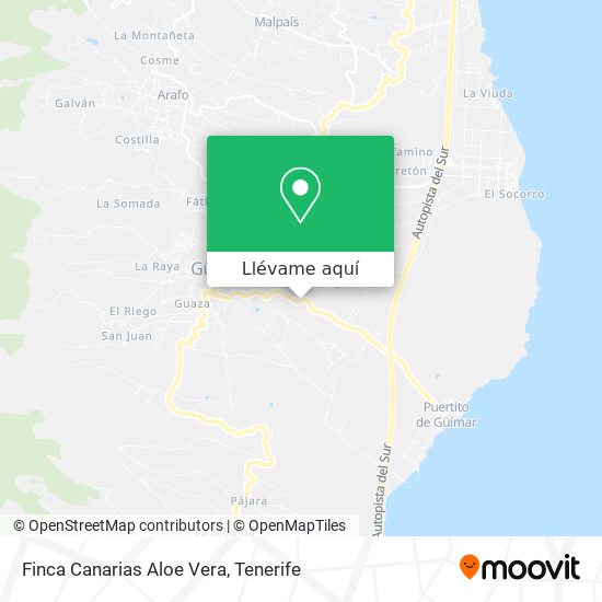 Mapa Finca Canarias Aloe Vera