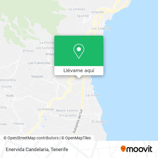 Mapa Enervida Candelaria