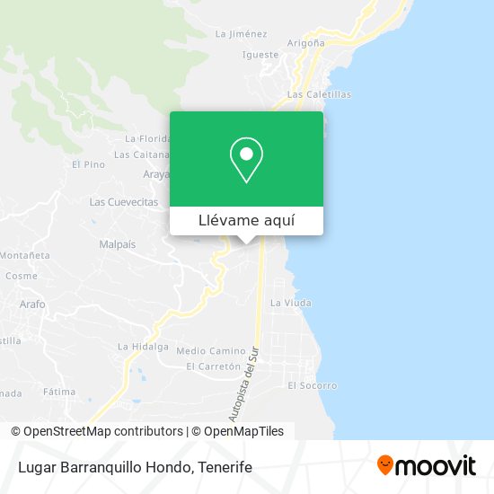 Mapa Lugar Barranquillo Hondo