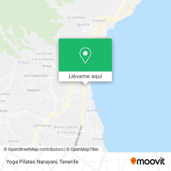 Mapa Yoga Pilates Narayani