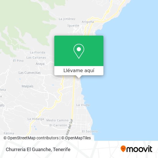 Mapa Churreria El Guanche