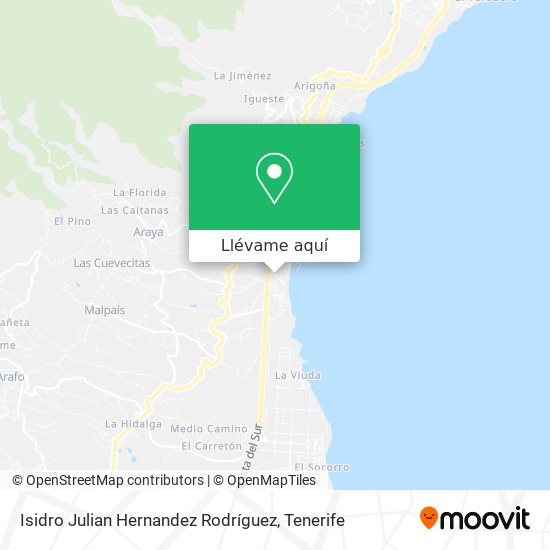 Mapa Isidro Julian Hernandez Rodríguez