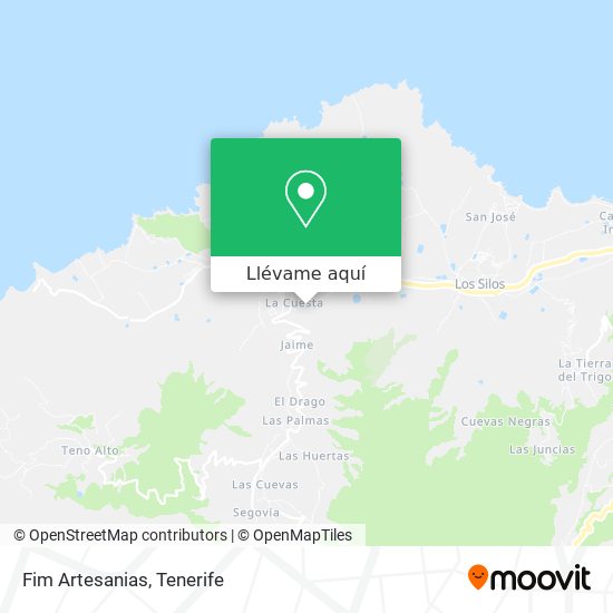 Mapa Fim Artesanias