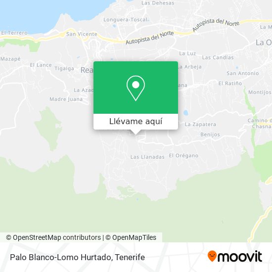 Mapa Palo Blanco-Lomo Hurtado