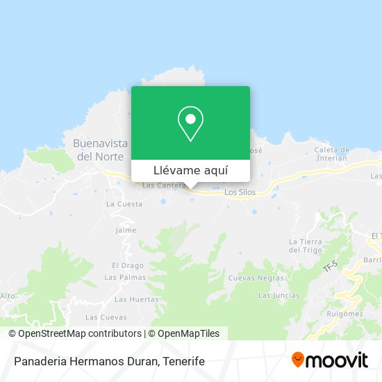 Mapa Panaderia Hermanos Duran