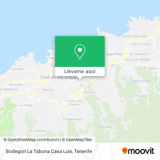 Mapa Bodegon La Tabona Casa Luis
