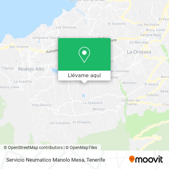 Mapa Servicio Neumatico Manolo Mesa