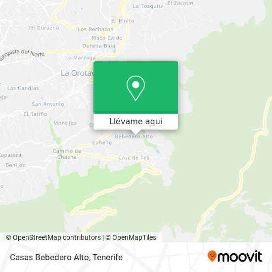 Mapa Casas Bebedero Alto