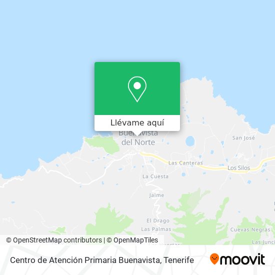 Mapa Centro de Atención Primaria Buenavista