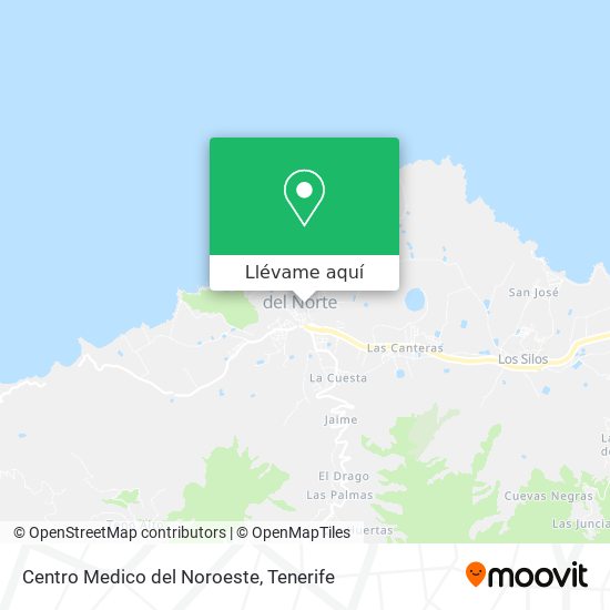 Mapa Centro Medico del Noroeste