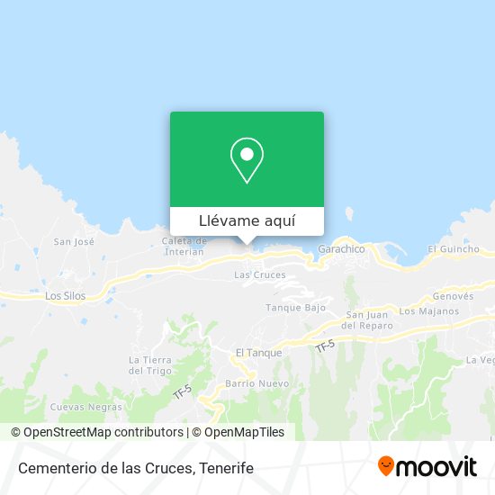 Mapa Cementerio de las Cruces