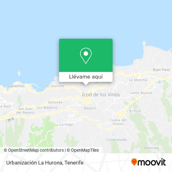 Mapa Urbanización La Hurona