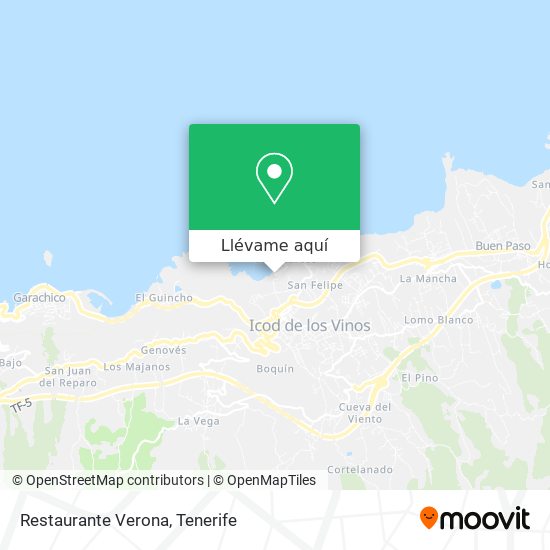 Mapa Restaurante Verona