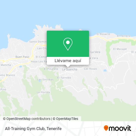 Mapa All-Training Gym Club