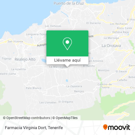 Mapa Farmacia Virginia Dort