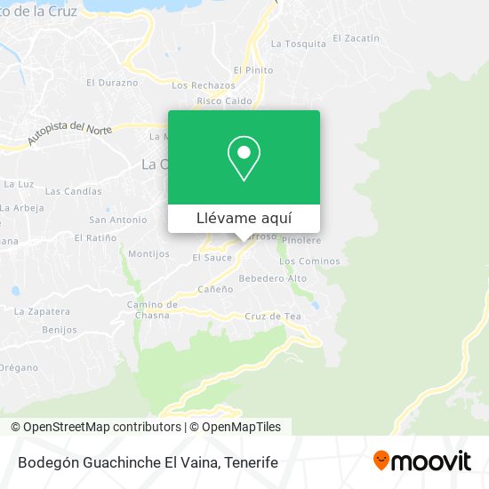 Mapa Bodegón Guachinche El Vaina