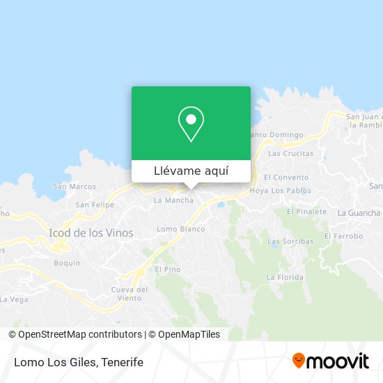 Mapa Lomo Los Giles