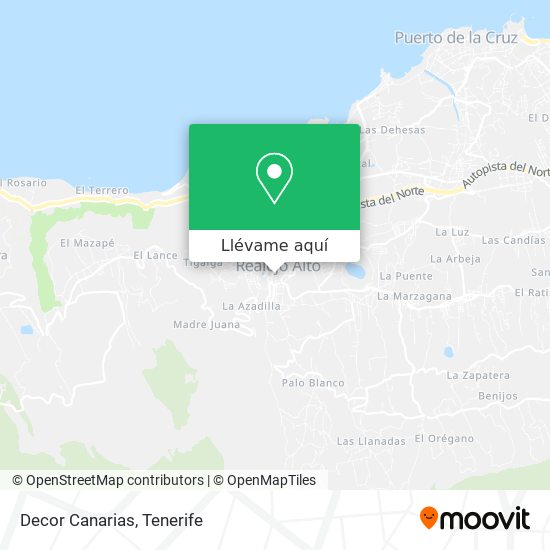 Mapa Decor Canarias