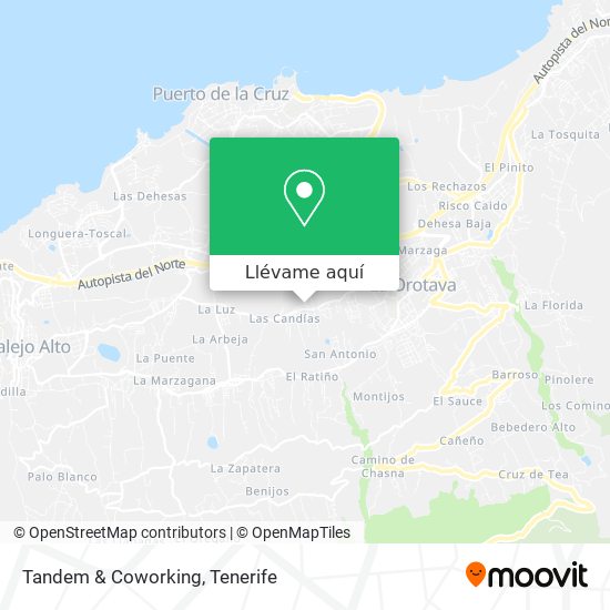 Mapa Tandem & Coworking