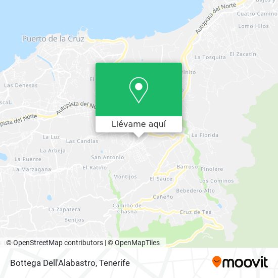 Mapa Bottega Dell'Alabastro