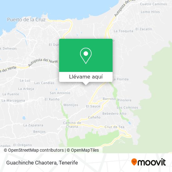Mapa Guachinche Chaotera