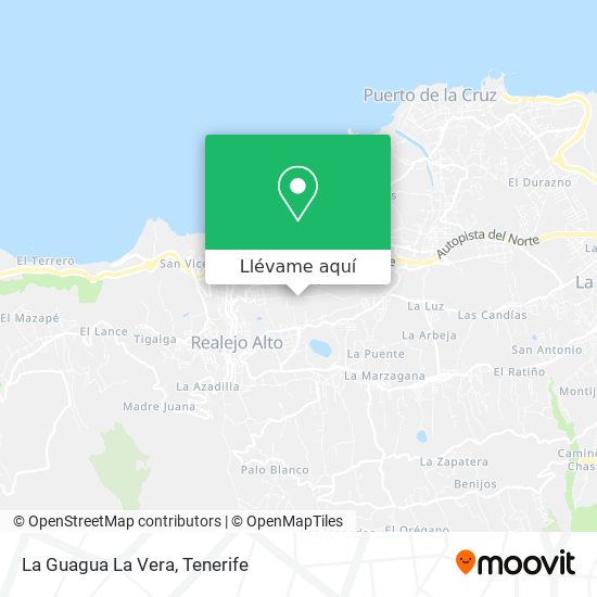 Mapa La Guagua La Vera