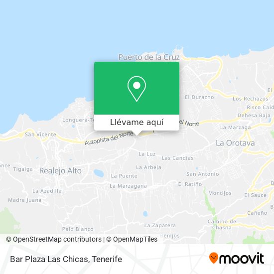 Mapa Bar Plaza Las Chicas