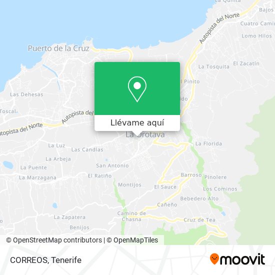 Mapa CORREOS