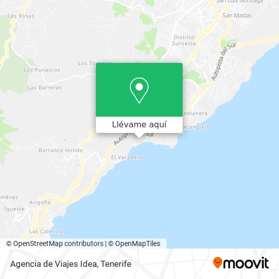 Mapa Agencia de Viajes Idea