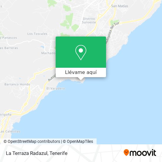 Mapa La Terraza Radazul