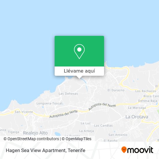 Mapa Hagen Sea View Apartment