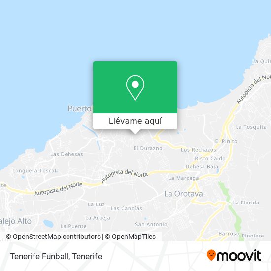 Mapa Tenerife Funball