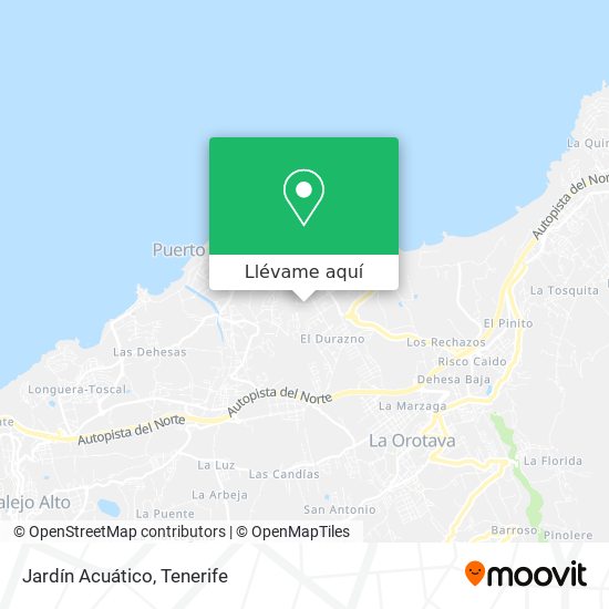 Mapa Jardín Acuático