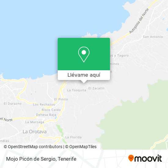Mapa Mojo Picón de Sergio