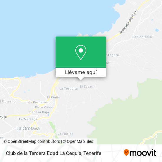 Mapa Club de la Tercera Edad La Cequia