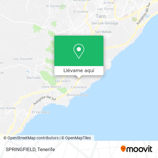 Mapa SPRINGFIELD