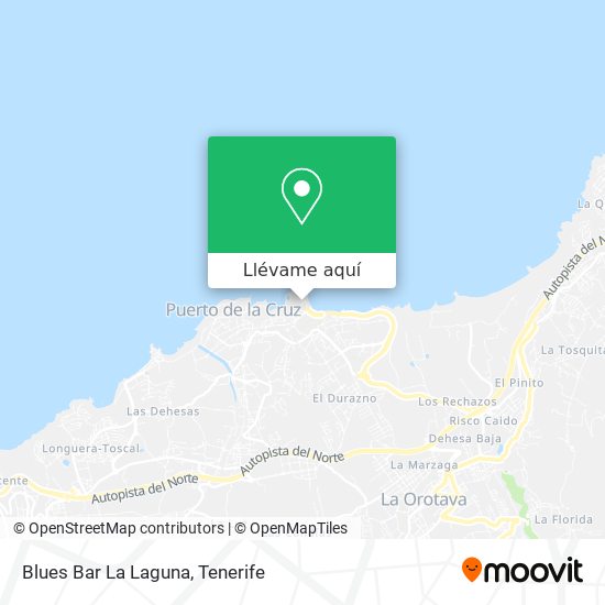 Mapa Blues Bar La Laguna