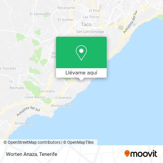 Mapa Worten Anaza