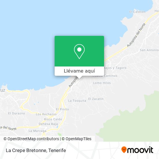 Mapa La Crepe Bretonne