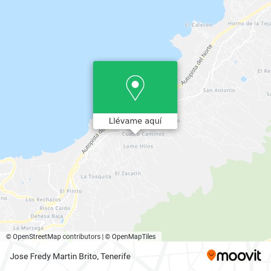 Mapa Jose Fredy Martin Brito