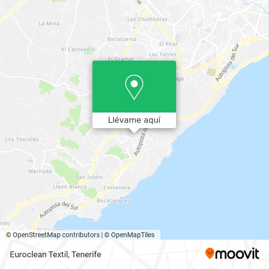 Mapa Euroclean Textil