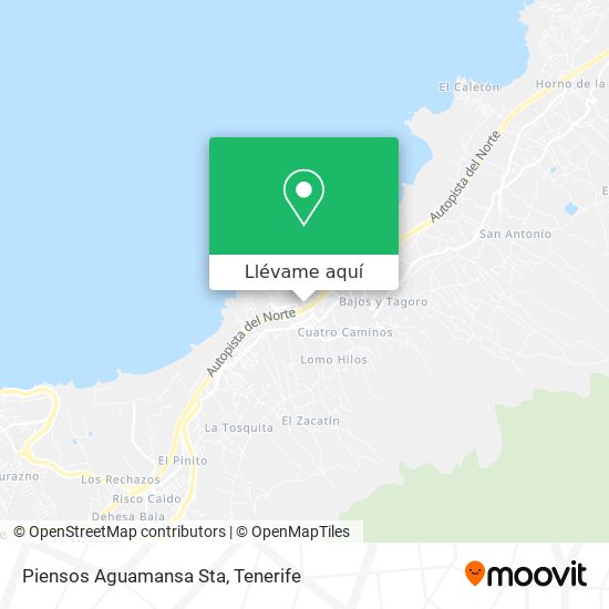 Mapa Piensos Aguamansa Sta